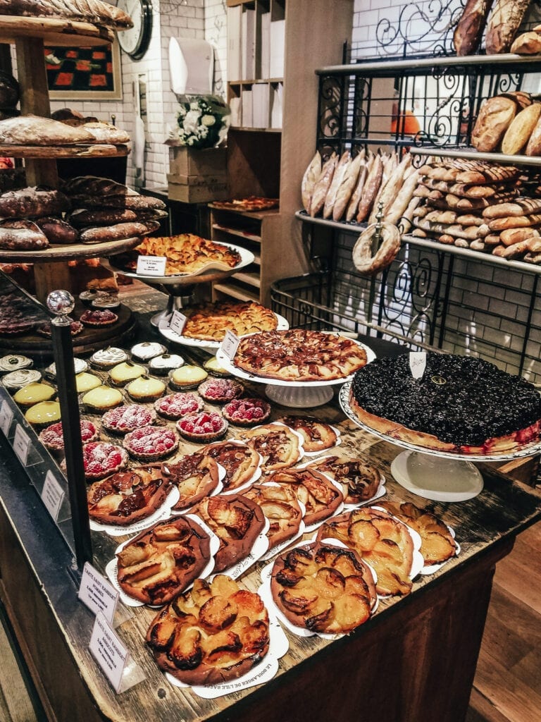 Pastries at Les Halles de Lyon Paul Bocuse in Lyon, France