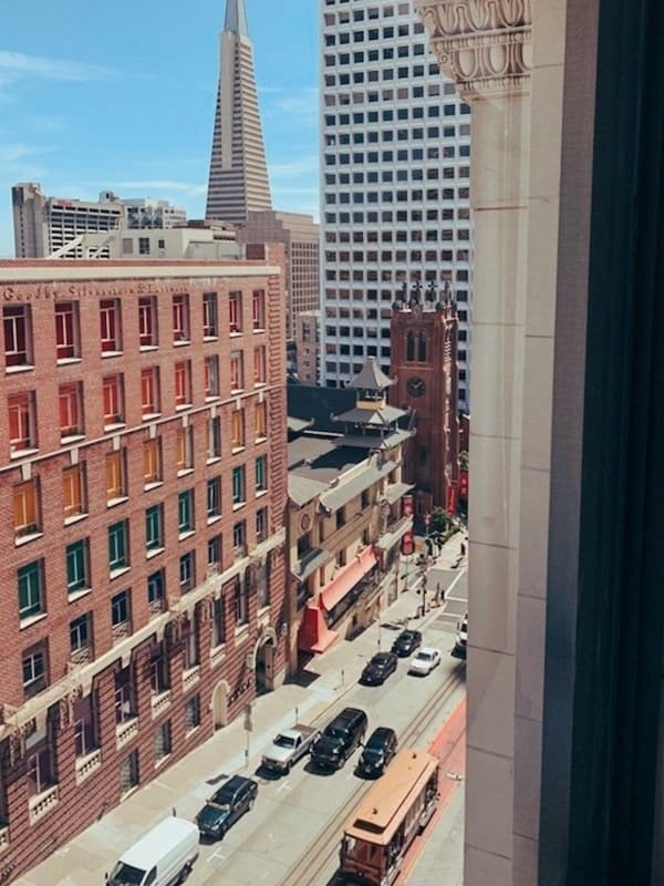 View from the Ritz-Carlton San Francisco