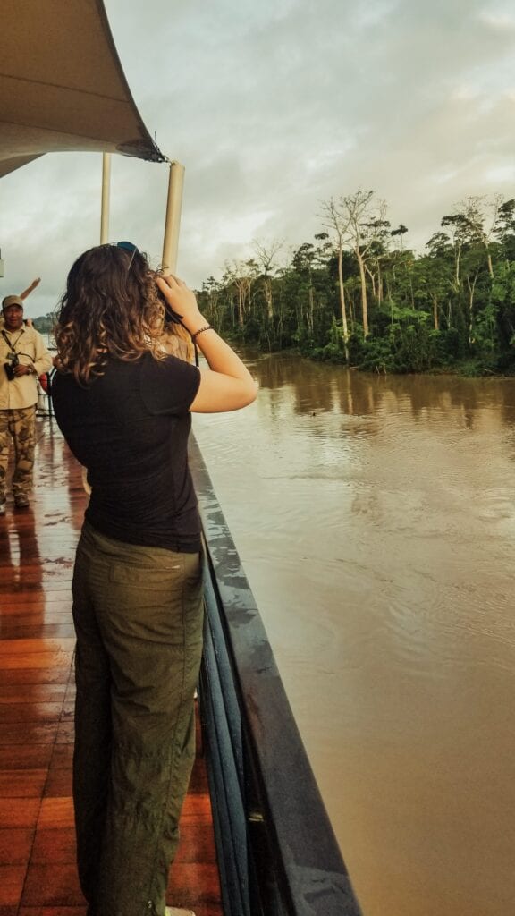 Birdwatching on an Amazon River Cruise