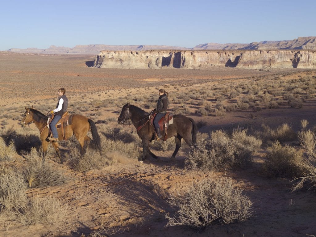 Horseback riding at Amangiri in Utah: one of our favorite domestic destinations