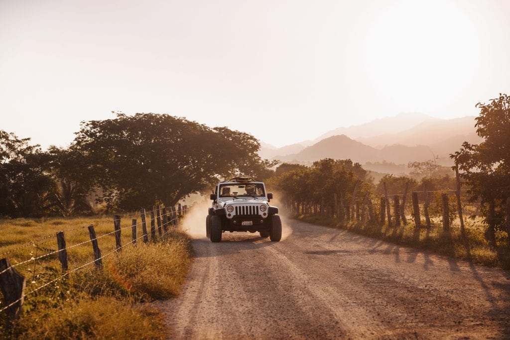 Jeep Tour outside One&Only Mandarina in Riviera Nayarit